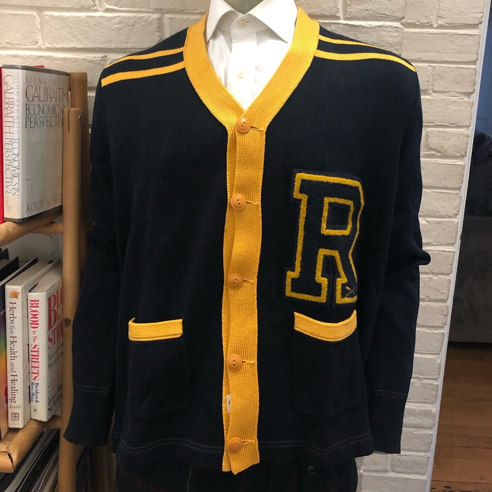 Ralph Lauren Rugby Varsity Cardigan.